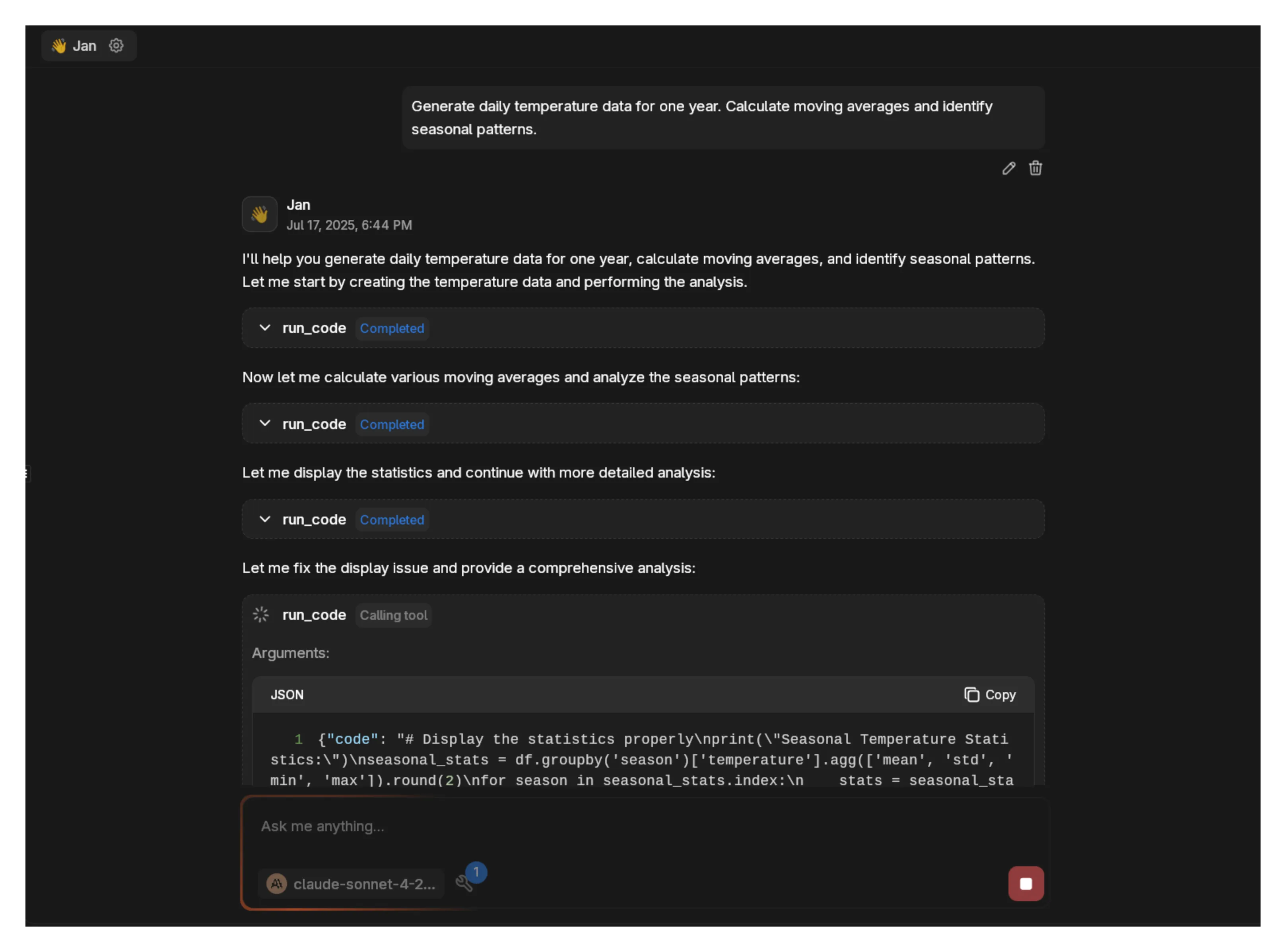 Chat and use E2B MCP 