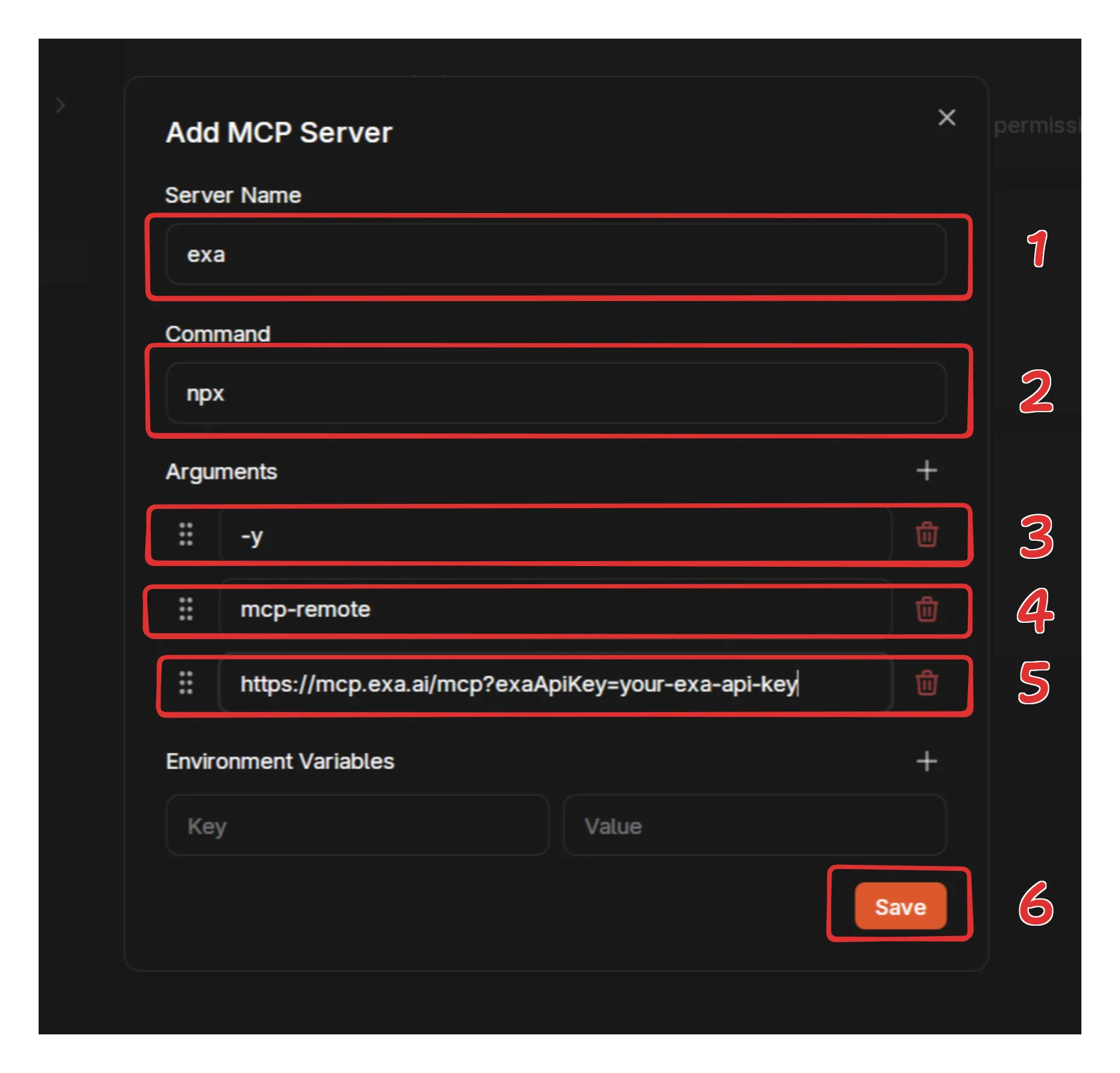 Exa Jan MCP Server